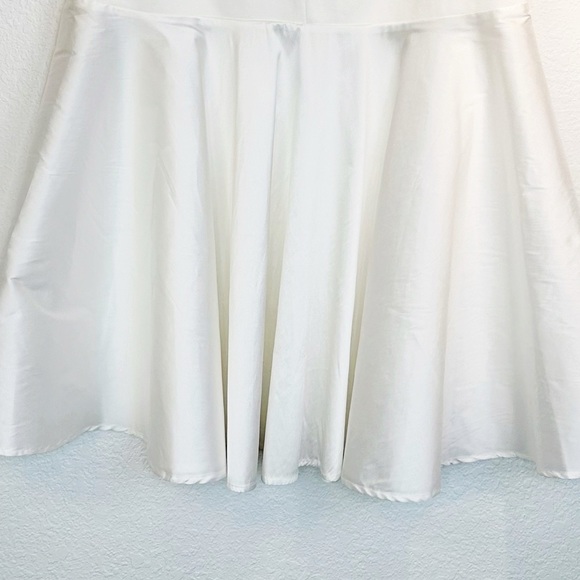 Vita Grace Sienna Cocktail Contrast Fit n Flare Skirt Alabaster Size 12 - Picture 11 of 13